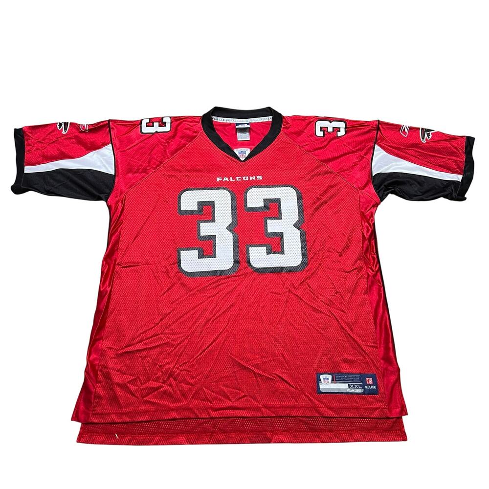 Vintage Reebok Atlanta‎ Falcons Michael Turner 33 Jersey NFL On Field Red XXL